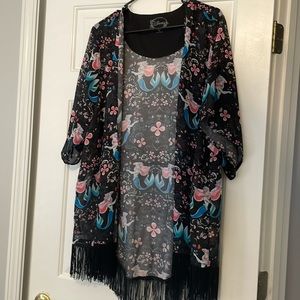 BoxLunch, Disney, Ariel fringe cardigan
